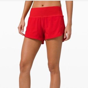 Lululemon Speed Up Mid-Rise Short 4”.